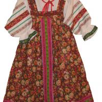Русский народный костюм - Цветы на лугу